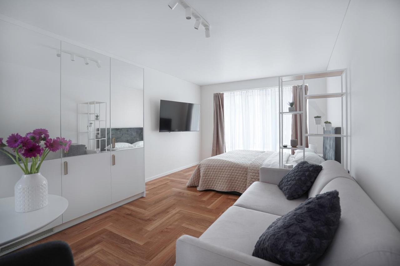 Exclusive Oldnew Apartments In City Center Panevezys Luaran gambar